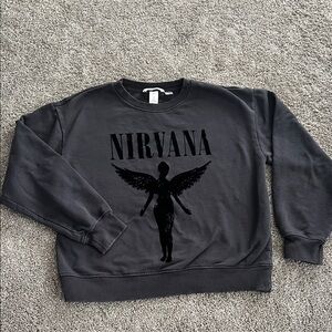 H&M Nirvana crewneck sweatshirt